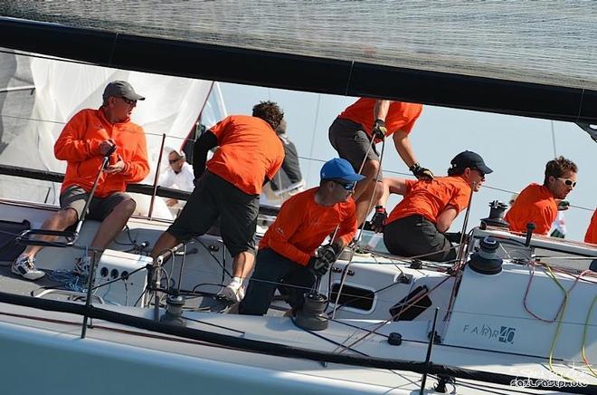 Charisma, skippered by Nico Poons of Monaco, put forth an impressive performance at the NYYC Annual Regatta by winning five of the 10 races held in Farr 40 class - Farr 40 Class New York Yacht Club Annual Regatta © Sara Proctor http://www.sailfastphotography.com